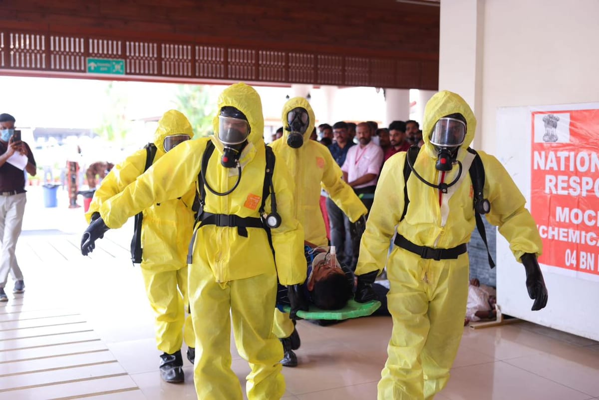 India's Cochin International Airport conducts mock CBRN drill