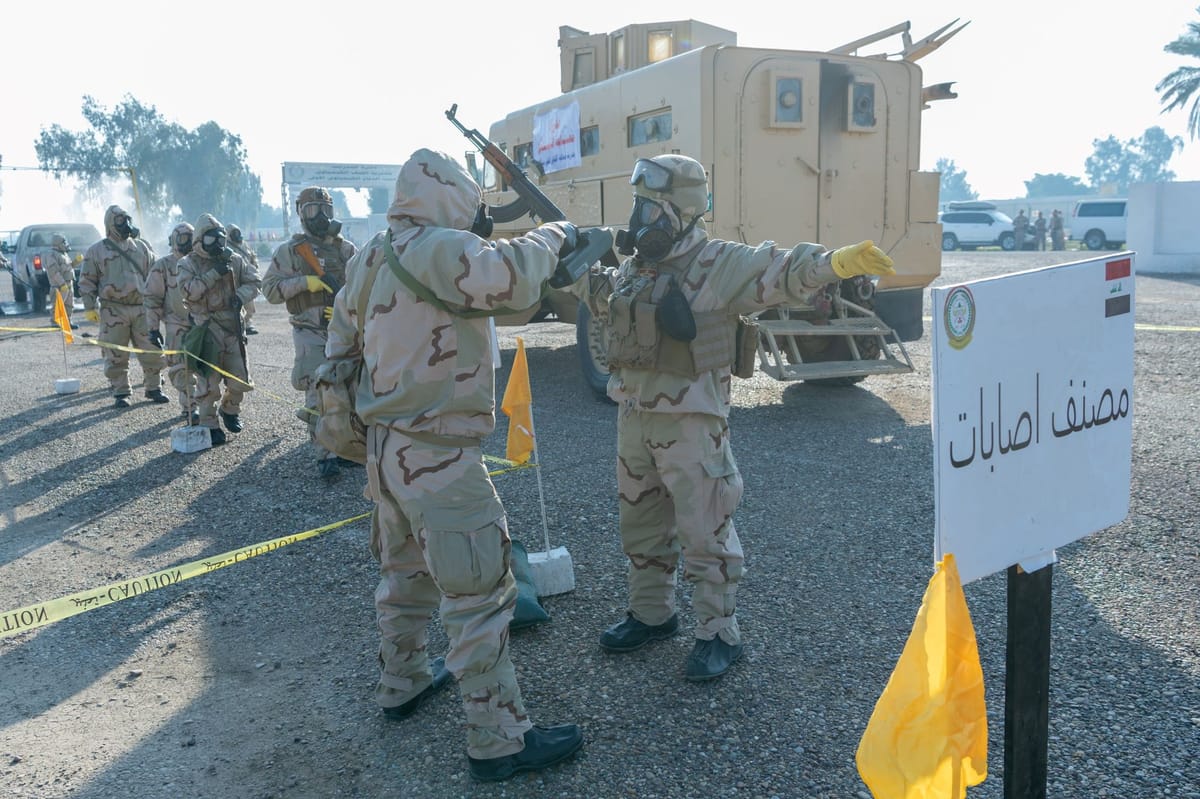 NATO and Iraqi Security Forces conduct CBRN training
