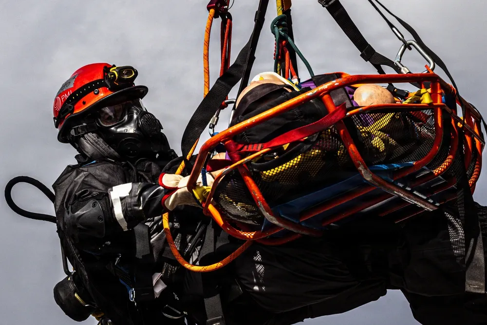US Defense CBRNE Response Force trains at Fort Bragg, North Carolina