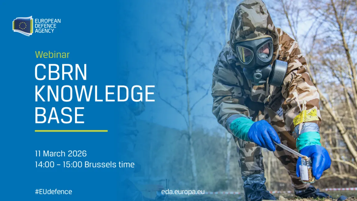 EDA to host webinar on new CBRN Knowledge Base platform