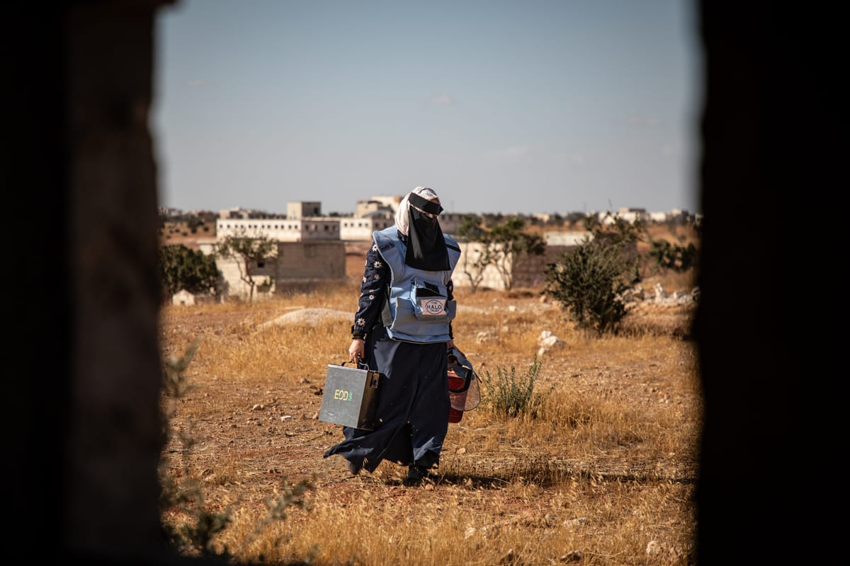 Explosives contamination blocking access to chemical weapons sites in Syria - HALO Trust