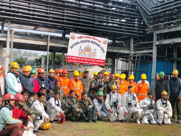 India's National Disaster Response Force conducts mock CBRN drill at IGL Kashipur