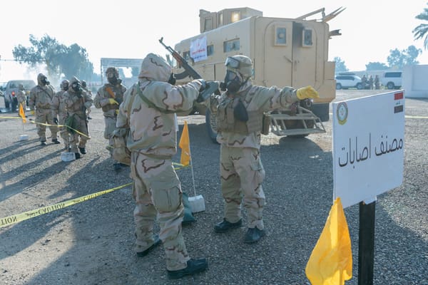 NATO and Iraqi Security Forces conduct CBRN training