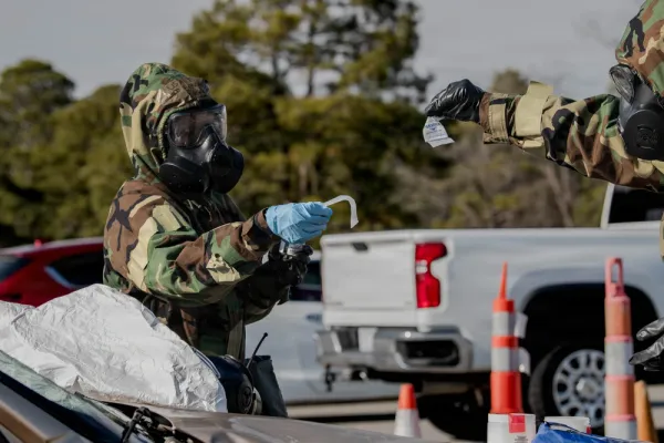 US Air Force 916th Civil Engineering Flight conduct four-day exercise, including CBRN