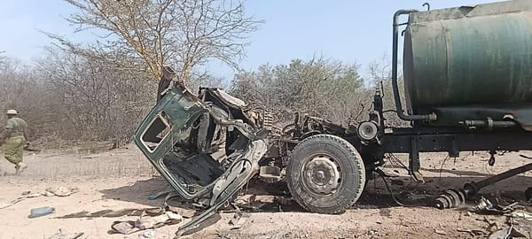Three Kenyan police officers injured in IED blast on water bowser
