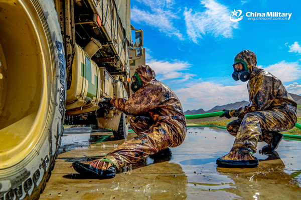 Chinese People's Liberation Army releases images of CBRN exercise